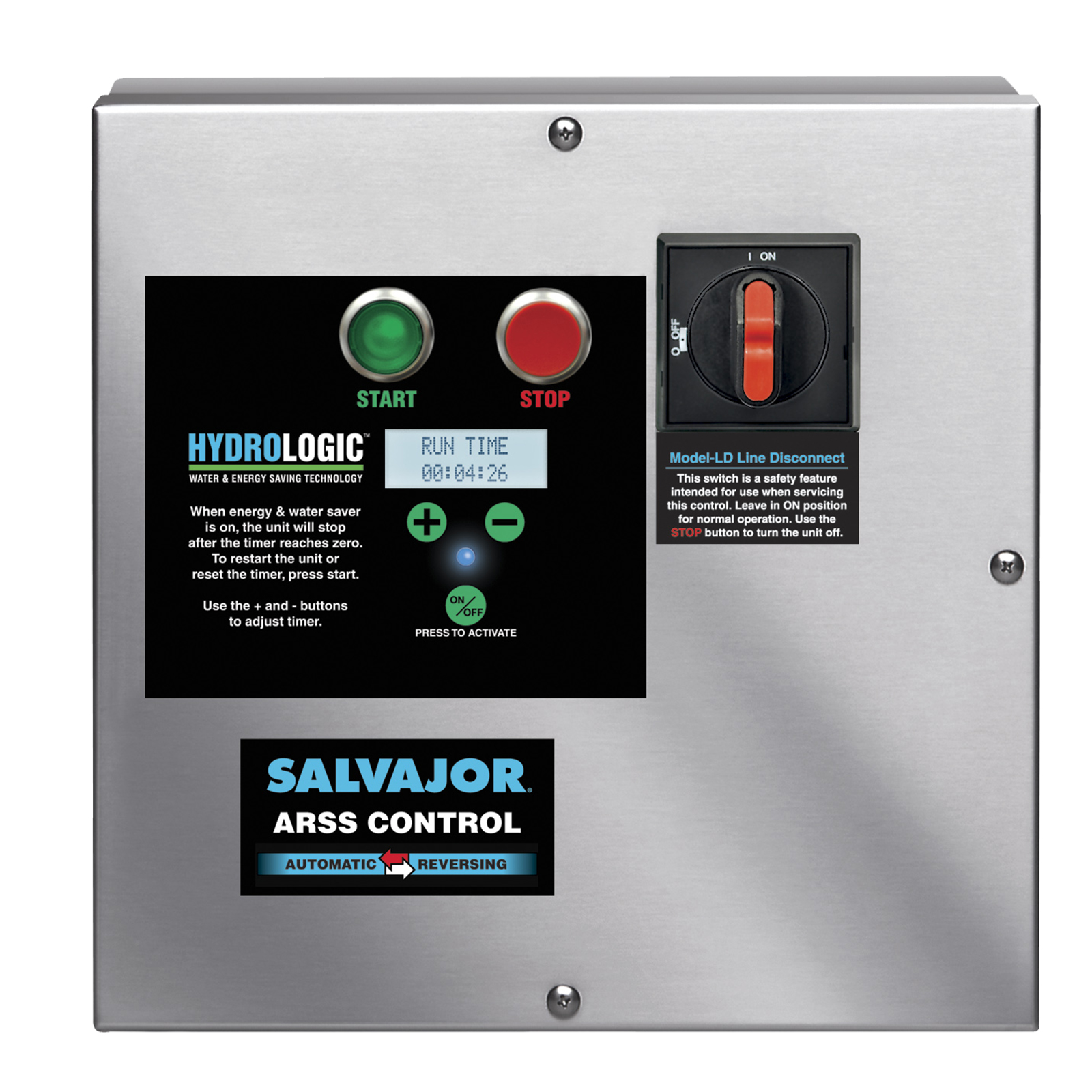 Salvajor ARSS-LD Disposer Control Panel