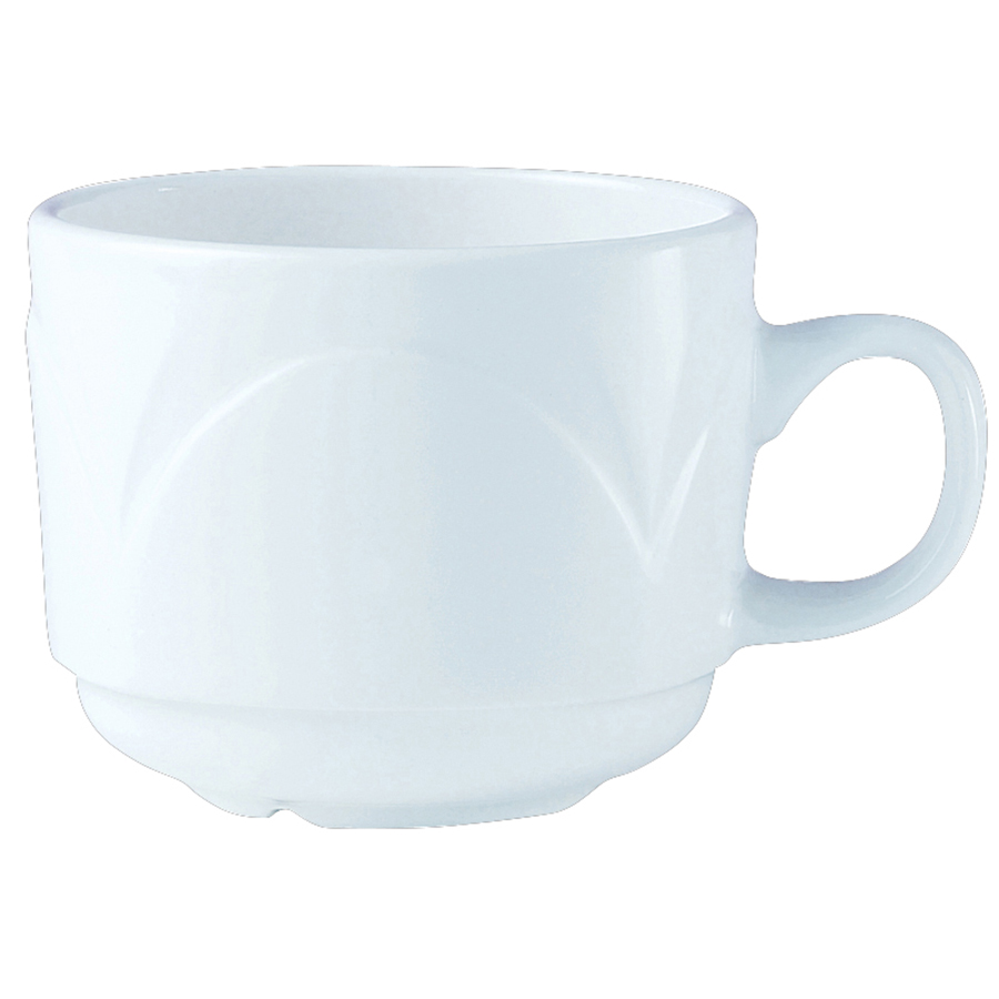 Man Coffee Cup Stkg (3 oz) Bianco